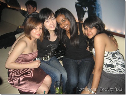 Addie, me, Hambhika and her sister, Tash